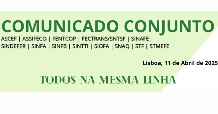 Todos na mesma linha!